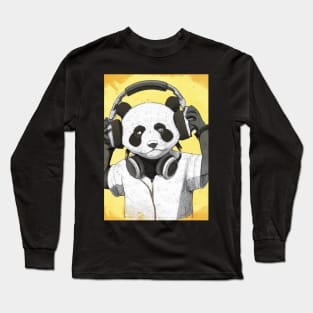 DJ Panda Music Long Sleeve T-Shirt